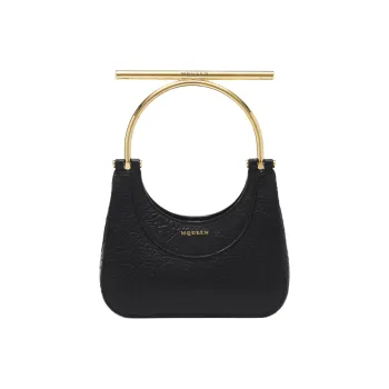 Alexander McQueen Lambskin Handbag Mini Women's Black