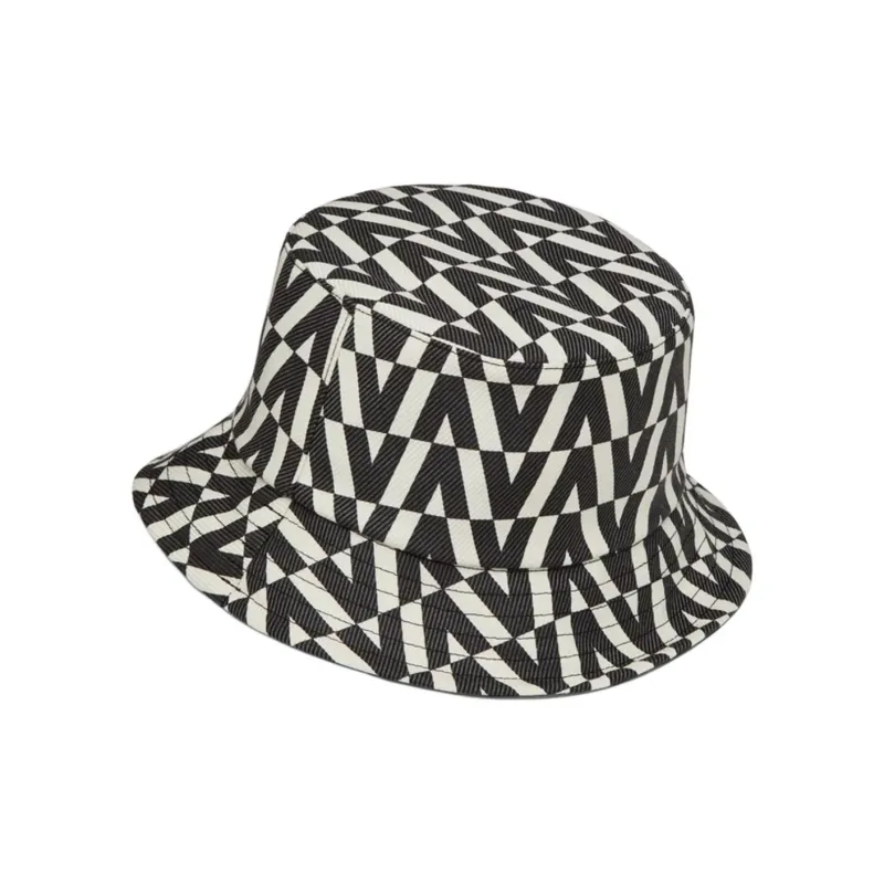 Valentino Silver Bucket Hats Women's White/Black-1