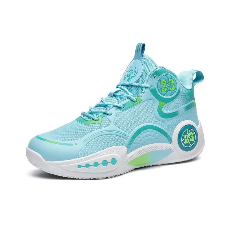 SOURCE Cushioning Anti Slip Wear Resistant Coverage Balance Impact Resistant Mid Top Basketball Shoes Unisex-12