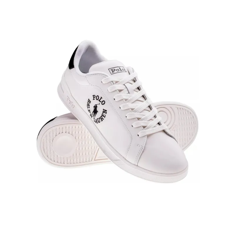 Polo Ralph Lauren Low Top Skateboard Shoes Men's White-5