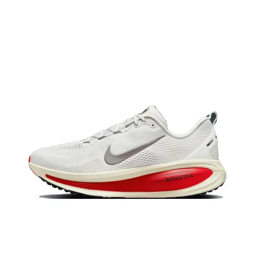 Nike Cushioning Slip Resistant Low Top Running Shoes Unisex White Red