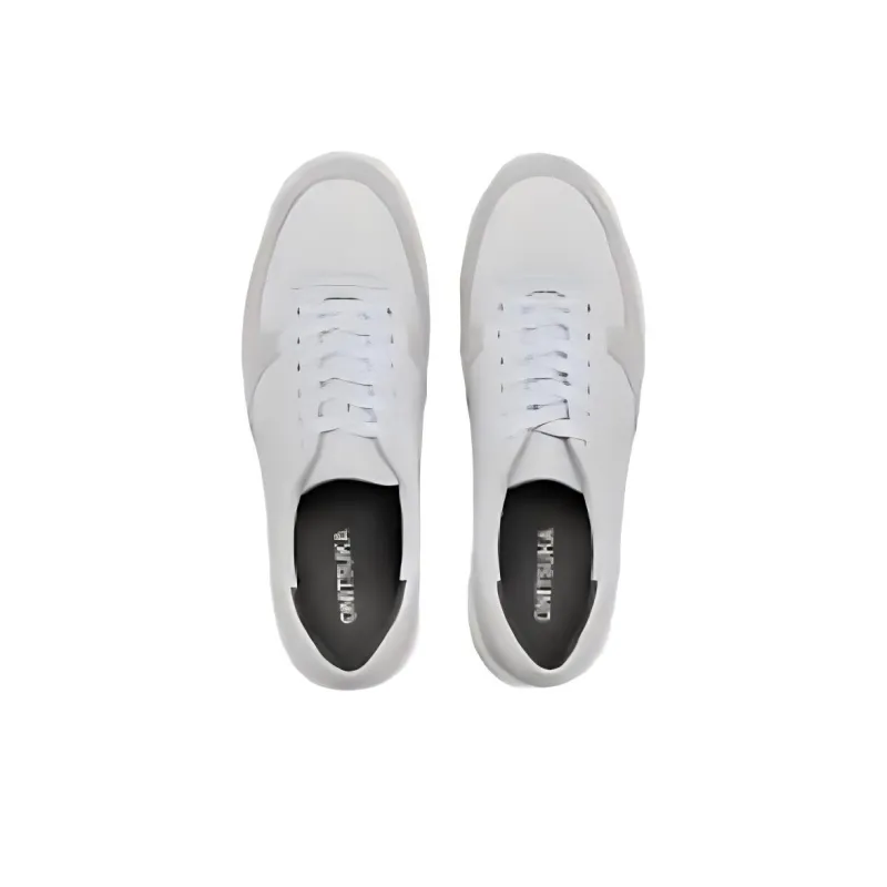 Onitsuka Tiger Anti Slip Wear Resistant Low Top Casual Shoes Unisex White-2
