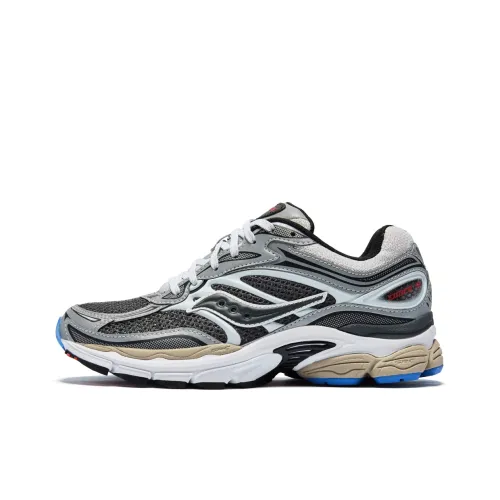 Saucony Low-Top Running Shoes Unisex Gray Silver