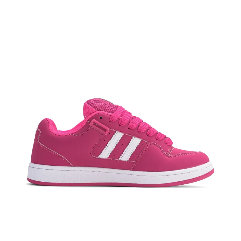 GLO BULL Skateboard Shoes Unisex Low Top Fuchsia-1