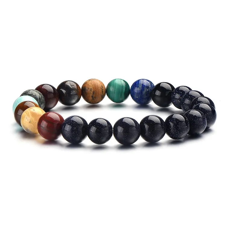 IDEAGEMER Agate Jade Bracelets Men's-1