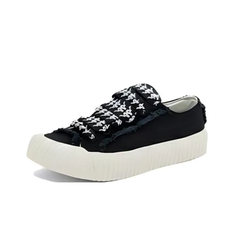 Kappa Low Top Skateboard Shoes Unisex Black-0