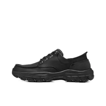 Skechers SKECHERS MENS USA Slip Resistant Breathable Low Top Casual Shoes Men's Black