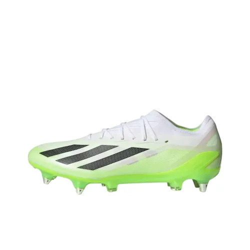 Adidas X Crazyfast.1 Anti Slip Wear Resistant Soccer Shoes Men's Green White