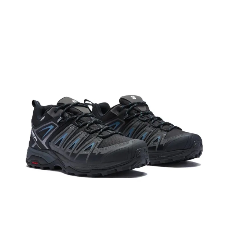 SALOMON X Ultra Pioneer Anti Slip Wear Resistant Low Top Hiking Shoes Unisex Black-2
