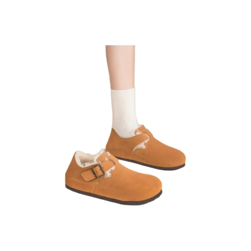 Qiao Anju Home Slippers Brown, Apricot-3