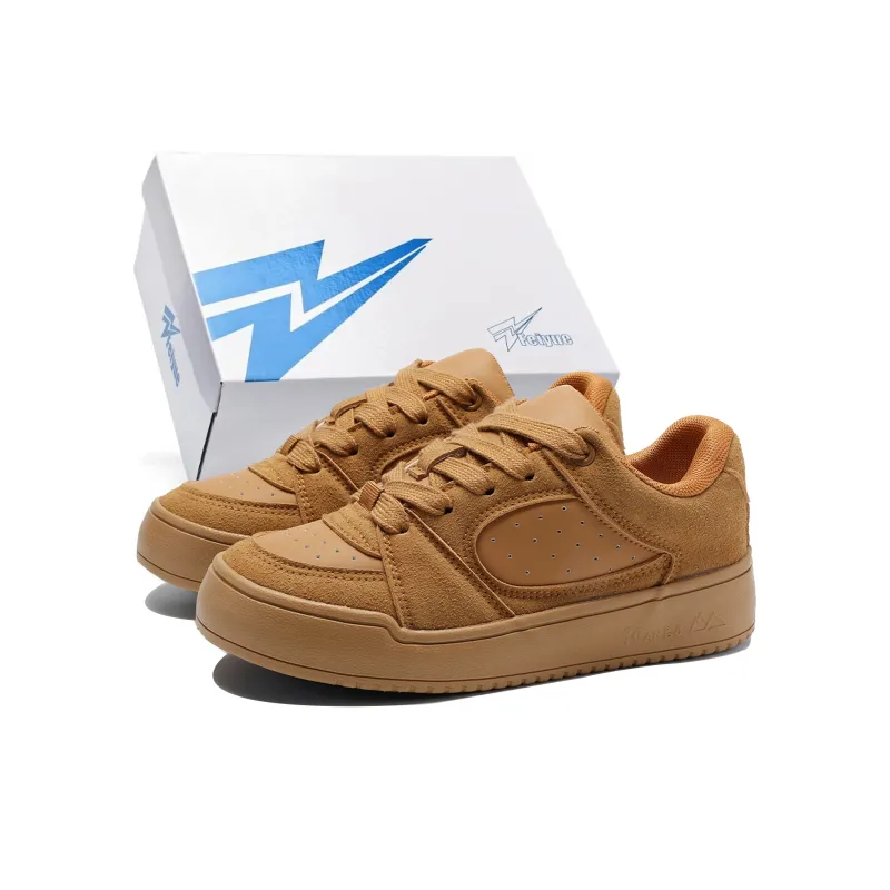 Dafu Leaps Forward Box Included Puffy Shoes Wear-Resistant Breathable Slip-Resistant Low-Top Skateboard Shoes Women's-26