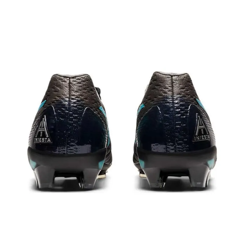 Asics HG Hard Ground Wear resistant And Lightweight Soccer Shoes Men's Black-2