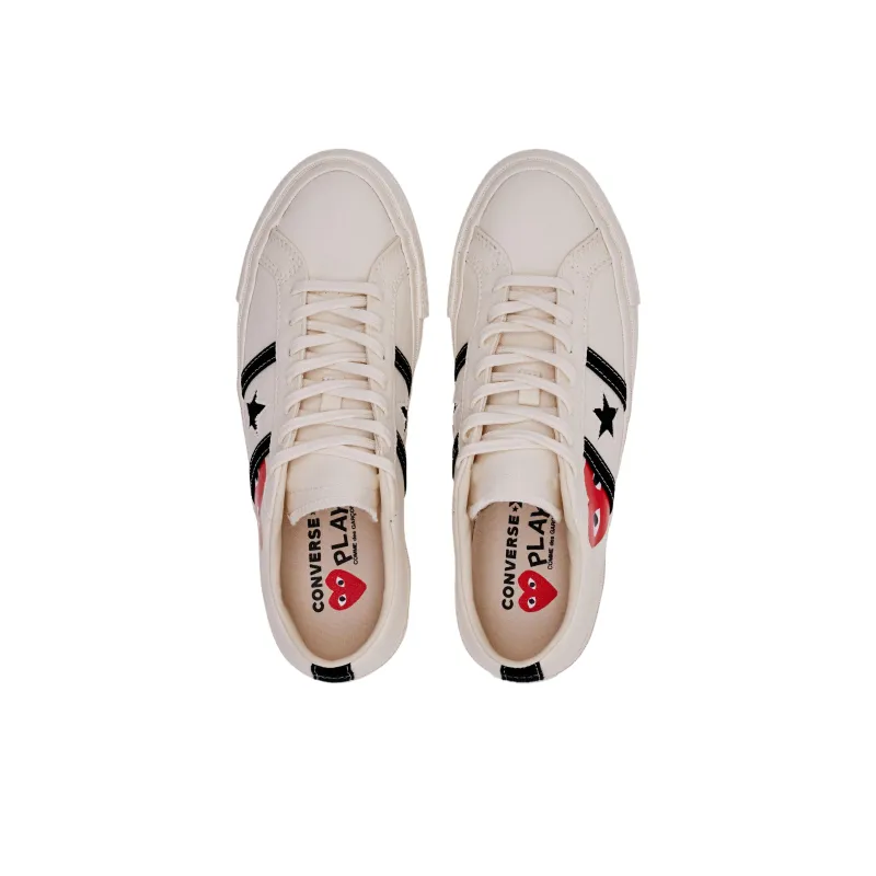 Converse One Star Academy Pro Ox Comme Des Garcons Play Milk-4