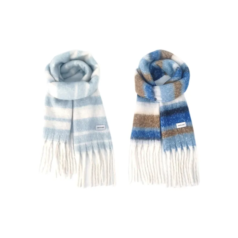 JEANSWEST Polyester Knit Scarves Unisex-14