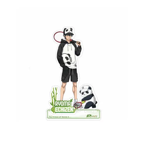 GuGuGuGu New Tennis Prince Panda Practice Partner Collection Dual Plug Anime Merchandise Acrylic Stands