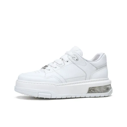U7 Small White Shoes Skateboard Shoes Men's White