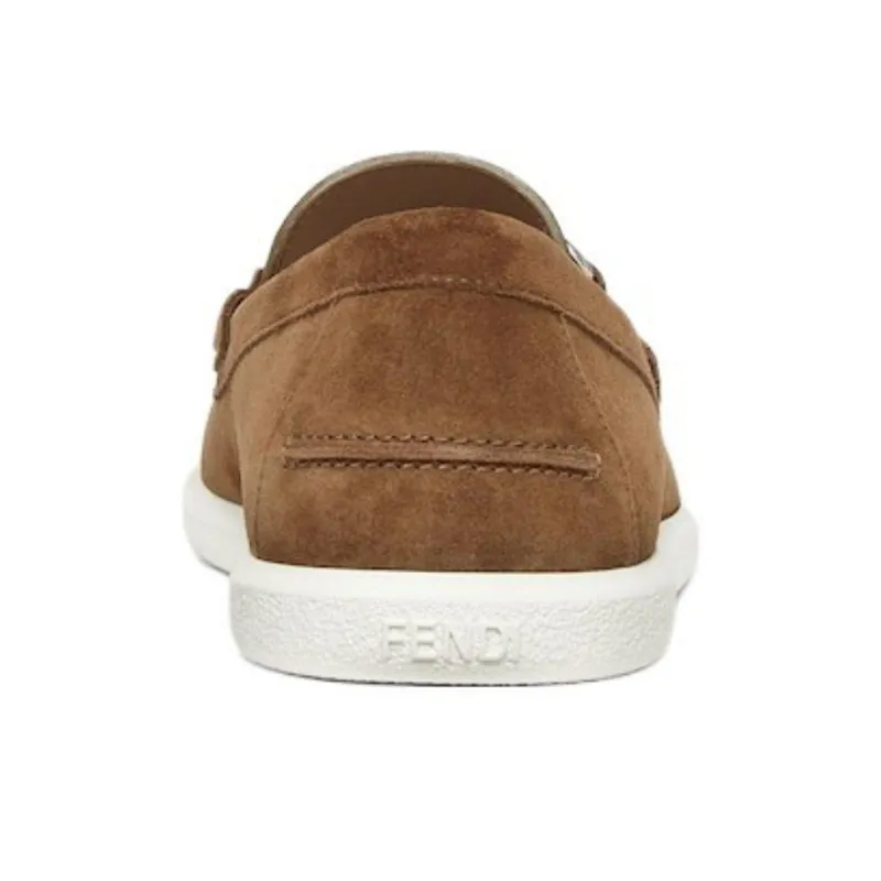 FENDI O'Lock Slip On Loafers-4