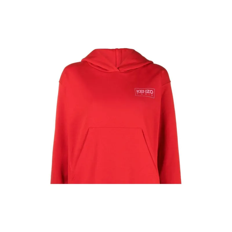KENZO Paris Logo Printed Hoodie-4