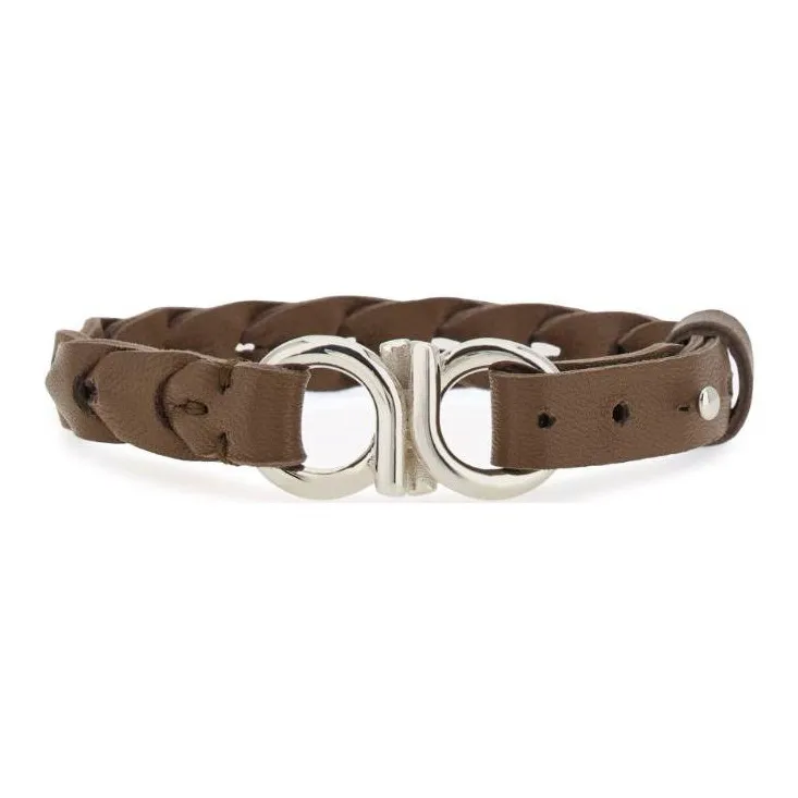 Ferragamo Gancini Braided Bracelet-0