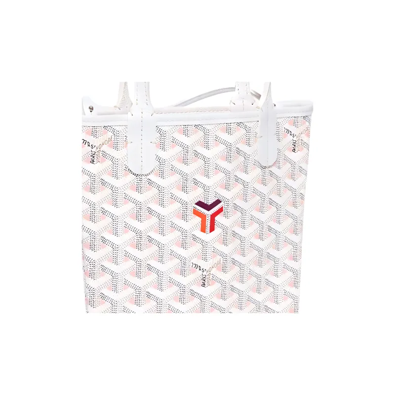 GOYARD Poitiers Canvas With Leather Handbag Mini Women's Pink-2