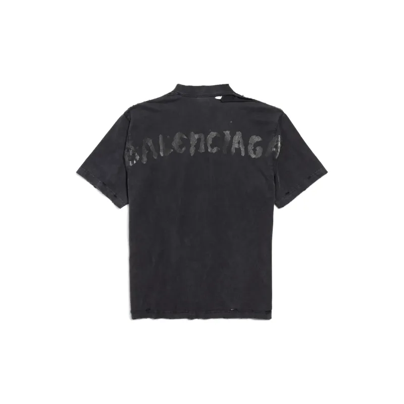 Balenciaga T Shirt Women's Black Regular Fit-1