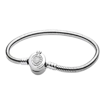 Pandora 925 Sterling Silver Cubic Zirconia Bracelets Unisex Silver