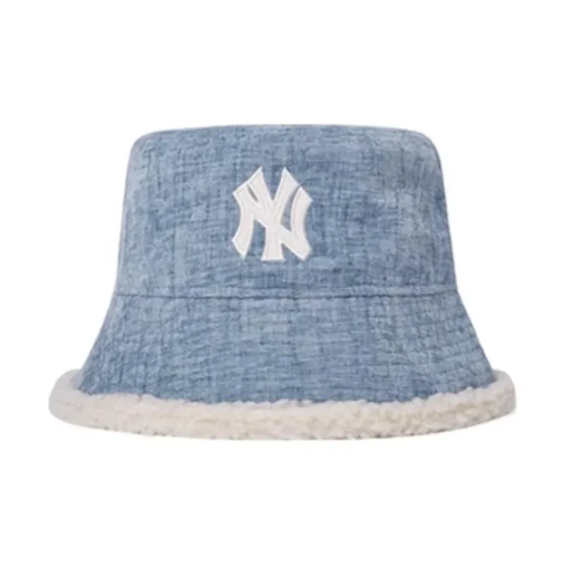 New Era Polyester Bucket Hats Unisex Blue Gray-1
