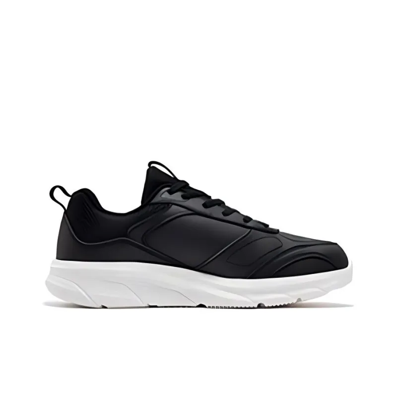 361° Non slip Lightweight Low Top Running Shoes Women's Black White-2