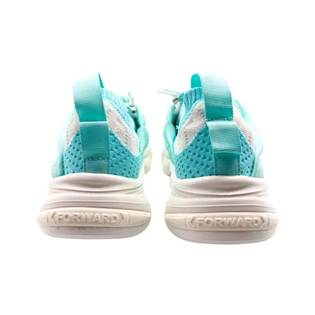 QIANJIN Slip Resistant Coverage Lightweight Low Top Casual Shoes Women's Bright Green-3