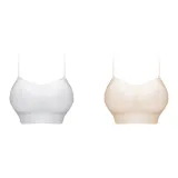 2 Pack (White+Skin)
