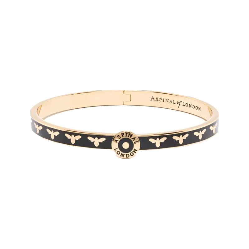Aspinal Of London Bee Bangle Bracelet-0
