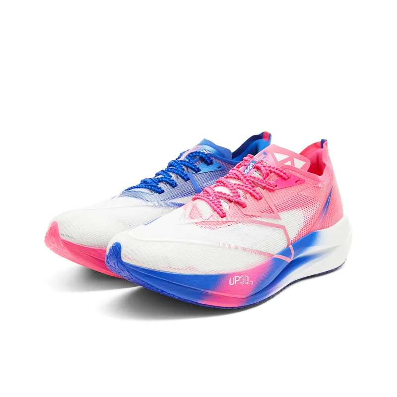 PEAK UP30 3.0 Elite Running Shoes Men Low Top Glossy Finish Blue Rose Red-2