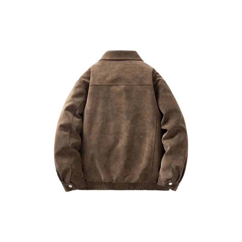 D Antidote Leather Jacket Unisex Coffee-1