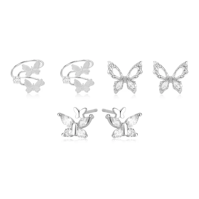 Shang Yinfu Alloy Clip On Earrings Women's-7