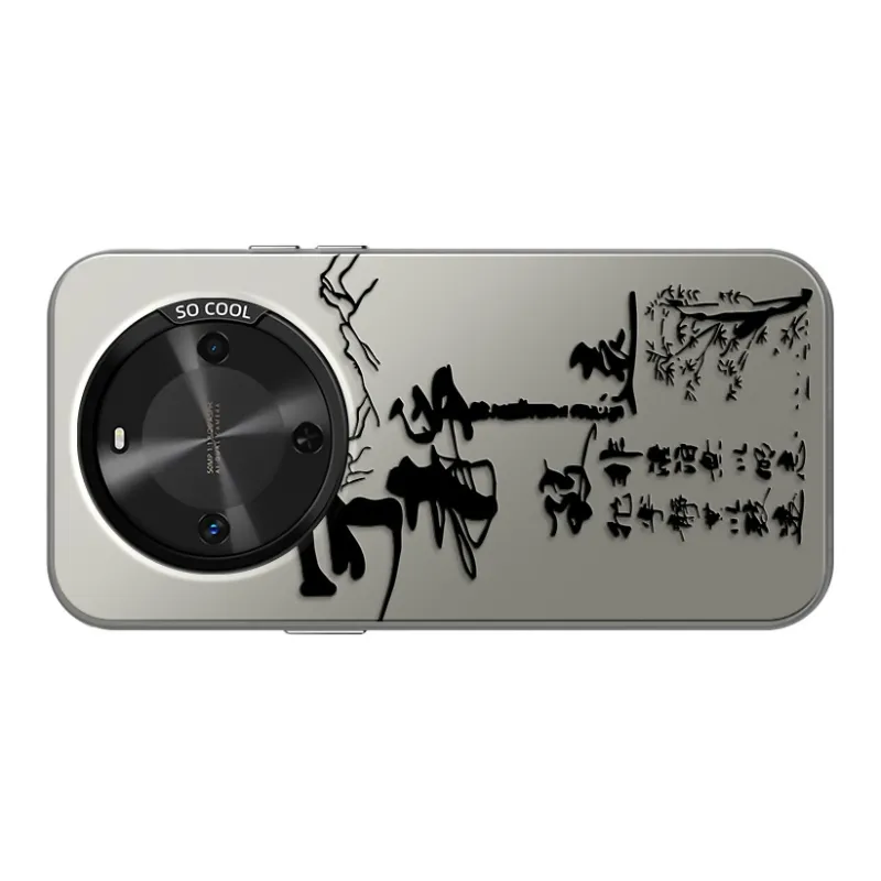 GELEI Acrylic Material Trendy Brand 'Let Go' Phone Case Impact Resistant Protective Case Compatible With Macadamia 30-14