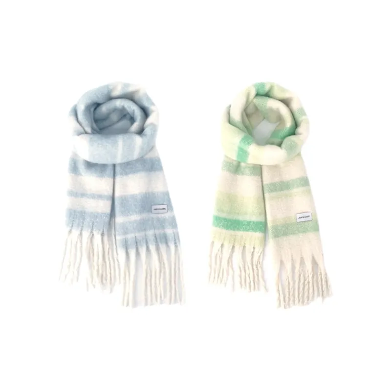 JEANSWEST Polyester Knit Scarves Unisex-16
