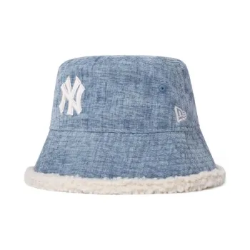 New Era Polyester Bucket Hats Unisex Blue Gray