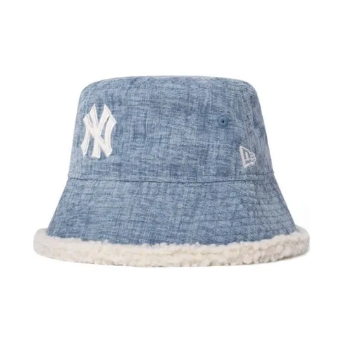 New Era Polyester Bucket Hats Unisex Blue Gray
