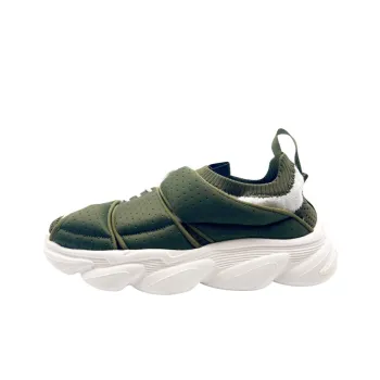 QIANJIN Trendy Style Slip Resistant Coverage Lightweight Low Top Casual Shoes Men's Army Green