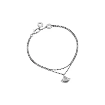 BVLGARI 18K White Gold Bracelets Women's Black