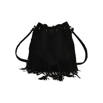 Yalu Matte Fabric Shoulder Bag Women's Black Coffee Brown/Pink/Brown