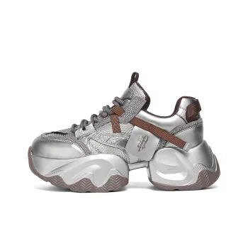 KEKAFU Wear Resistant Low Top Chunky Sneakers Women's