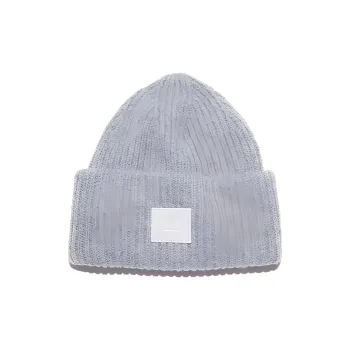 Acne Studios Wool Blend Beanies Unisex Gray
