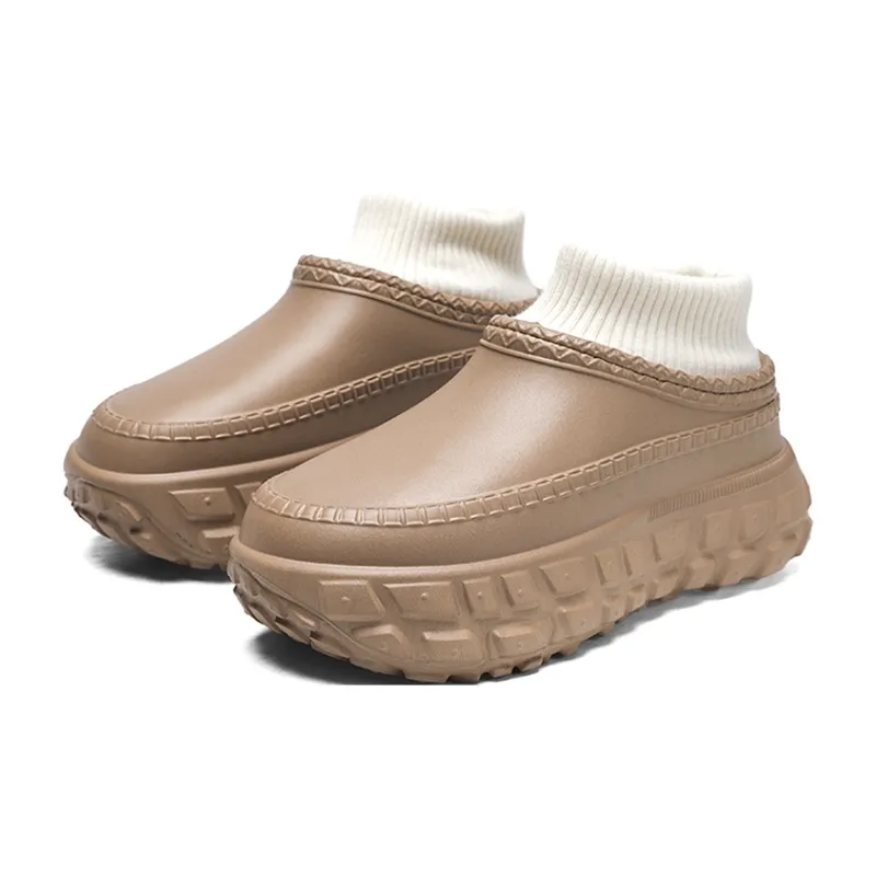 Darcy Sen Cotton Slippers Khaki Black Brown-2