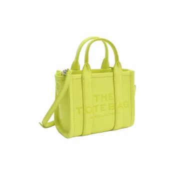 MARC JACOBS Leather Shoulder Bag Crossbody Bag Handbag Micro Women's Lemon