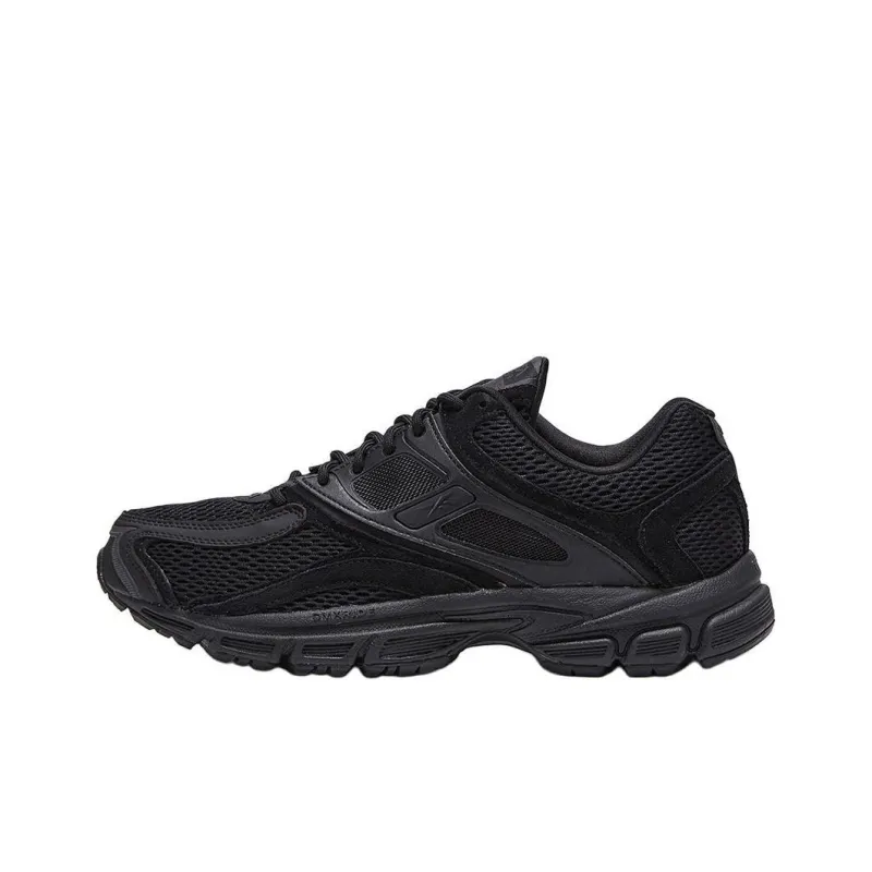 Reebok Wear resistant And Lightweight Low Top Running Shoes Men's Black-0