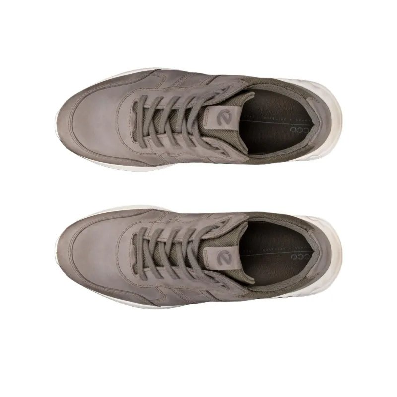 Ecco Astir Lite Abrasion Resistant Low Top Casual Shoes Men's Gray Brown-3
