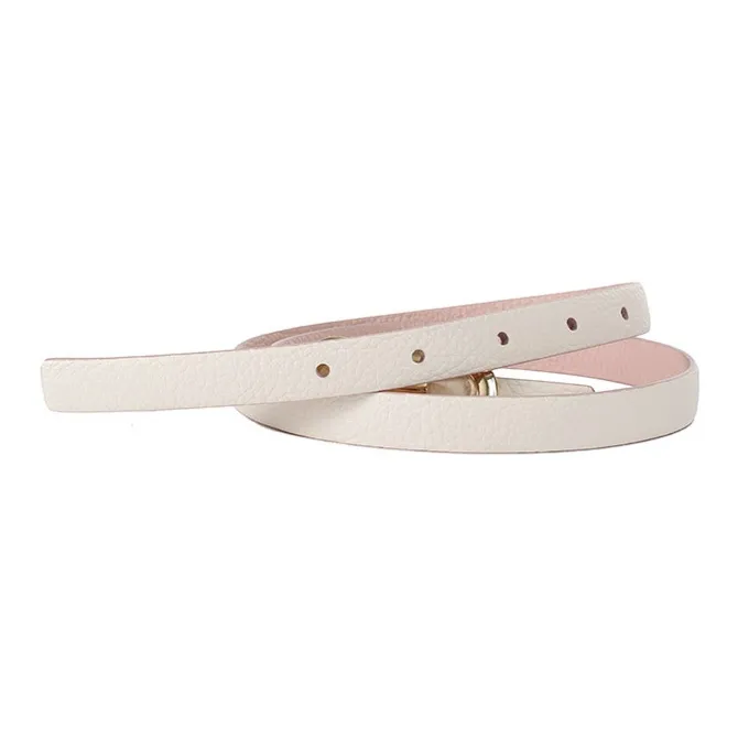 FERRAGAMO Cow Leather Belts Women's 1.5cm-3