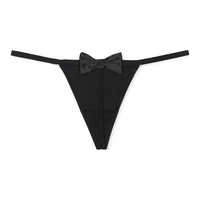 Victoria's Secret 24 Big Show Collection VERY SEXY Underpants Women's 1 Pack Black-1