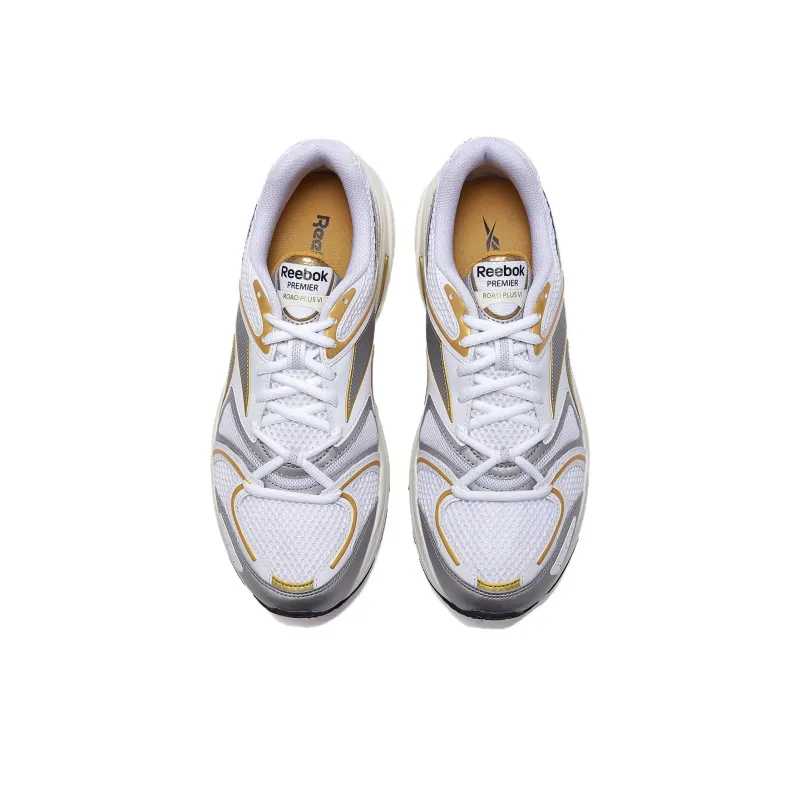 Reebok Wear resistant And Lightweight Low Top Casual Running Shoes Men's White-2